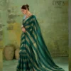 Sethnic Linea Velvet Satin Gold Patta Saree Collection Wholesale