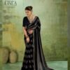 Sethnic Linea Velvet Satin Gold Patta Saree Collection Wholesale