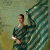 Sethnic Linea Velvet Satin Gold Patta Saree Collection Wholesale