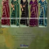 Sethnic Linea Velvet Satin Gold Patta Saree Collection Wholesale