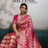 Sethnic Mosaic Satin Jacquard And Smooth Hand Dyed Saree Collection Wholesale