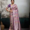 Sethnic Mosaic Satin Jacquard And Smooth Hand Dyed Saree Collection Wholesale