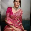 Sethnic Mosaic Satin Jacquard And Smooth Hand Dyed Saree Collection Wholesale