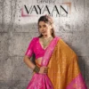 Sethnic Vayaan Banarasi Silk Zari Work Motif Patta Saree Collection Wholesale