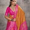 Sethnic Vayaan Banarasi Silk Zari Work Motif Patta Saree Collection Wholesale