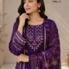 Sharaddha Bin Saeed Vol 17 Cotton With Self Embroidered Salwar Kameez Wholesale