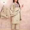 Latest Shodashe Kesar Ajrakh Cotton Thread worked Kurti With Bottom Dupatta Collection Wholesale 2026