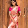 Soft Silk 6084 Lichi Silk Jacquard Work Saree Collection Wholesale