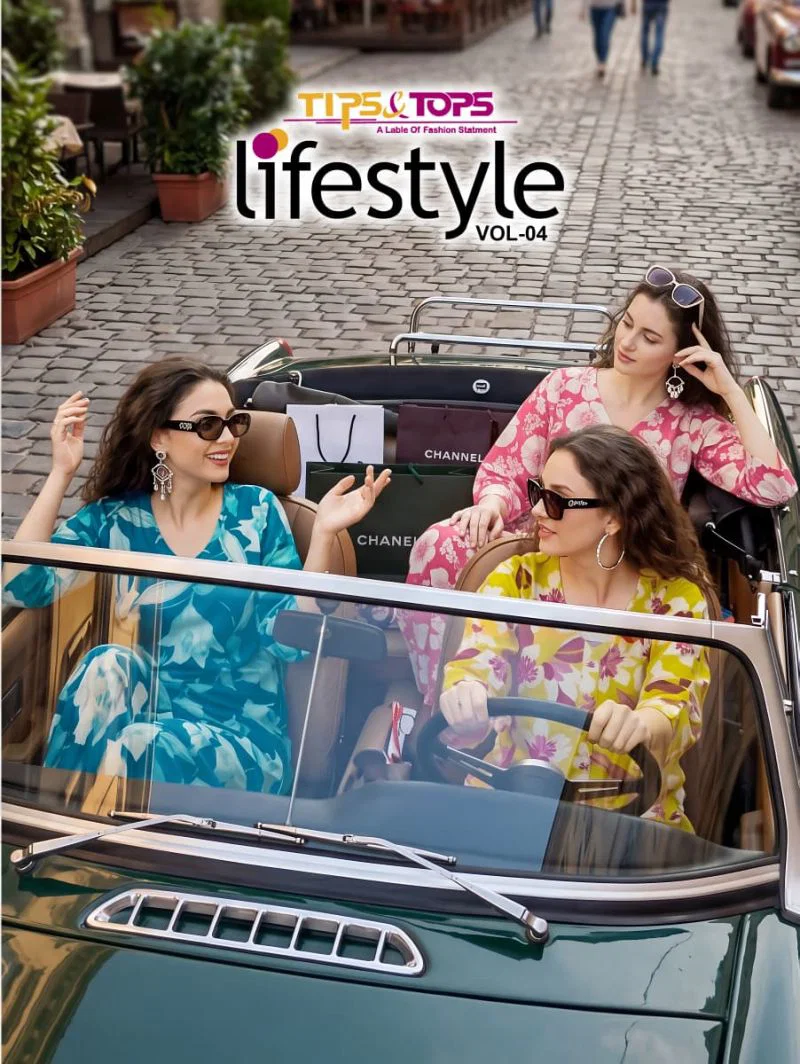 Tips And Tops Lifestyle Vol 4 Rayon Printed Co Ord Set Collection Wholesale