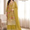 Latest Vinay Kuleesh Gaargii Chinon Embroidered Salwar Kameez Wholesale 2026
