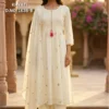 Vitara Khyati Mal Cotton Handwork Kurti With Bottom Dupatta Wholesale