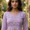 Launching Vitara Khyati Mal Cotton Handwork Kurti With Bottom Dupatta Wholesale 2026