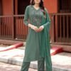 Stylish Wooglee Sanskriti Rayon Handwork Kurti With Bottom Dupatta Wholesale 2026