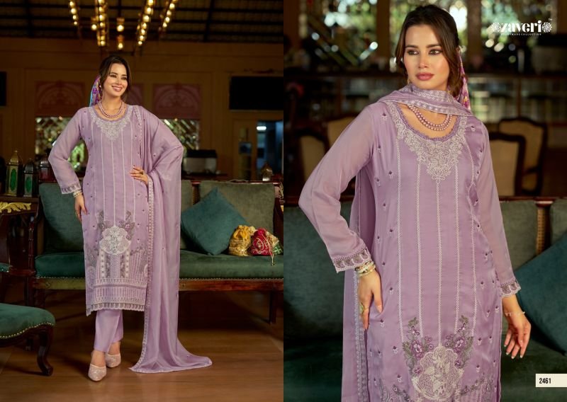 Latest Zaveri Almirah Vol 2 Organza Embroidered Salwar Kameez Collection Wholesale 2026