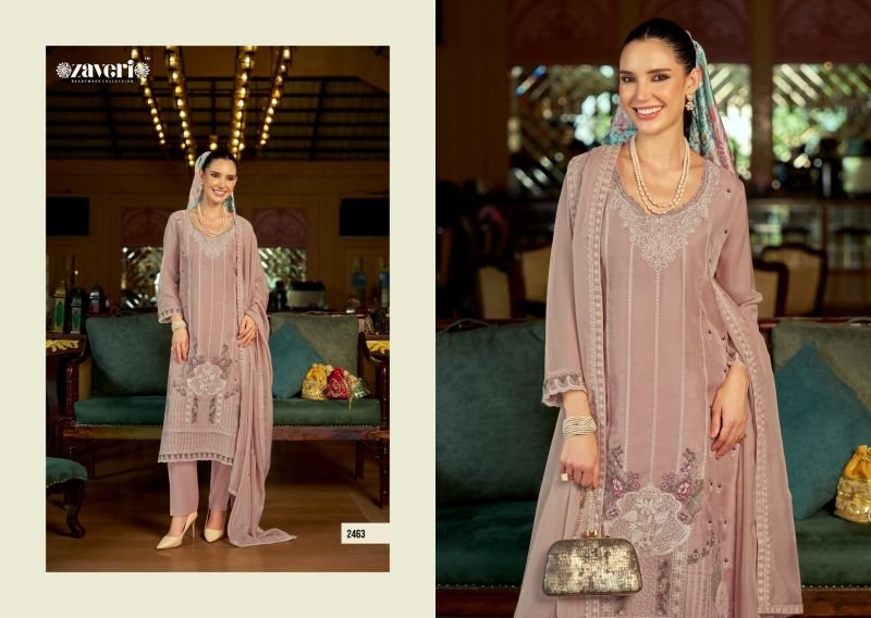 Latest Zaveri Almirah Vol 2 Organza Embroidered Salwar Kameez Collection Wholesale 2026