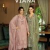 Zaveri Viana Vol 2 Soft Organza Embroidered Salwar Kameez Collection Wholesale
