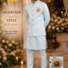 Lekha Mald 20 Lilen With Fusing Wedding Wear Kurta Pajama With Koti Wholesale