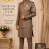 Beautiful Lekha Mald 20 Lilen With Fusing Wedding Wear Kurta Pajama With Koti Wholesale 2026