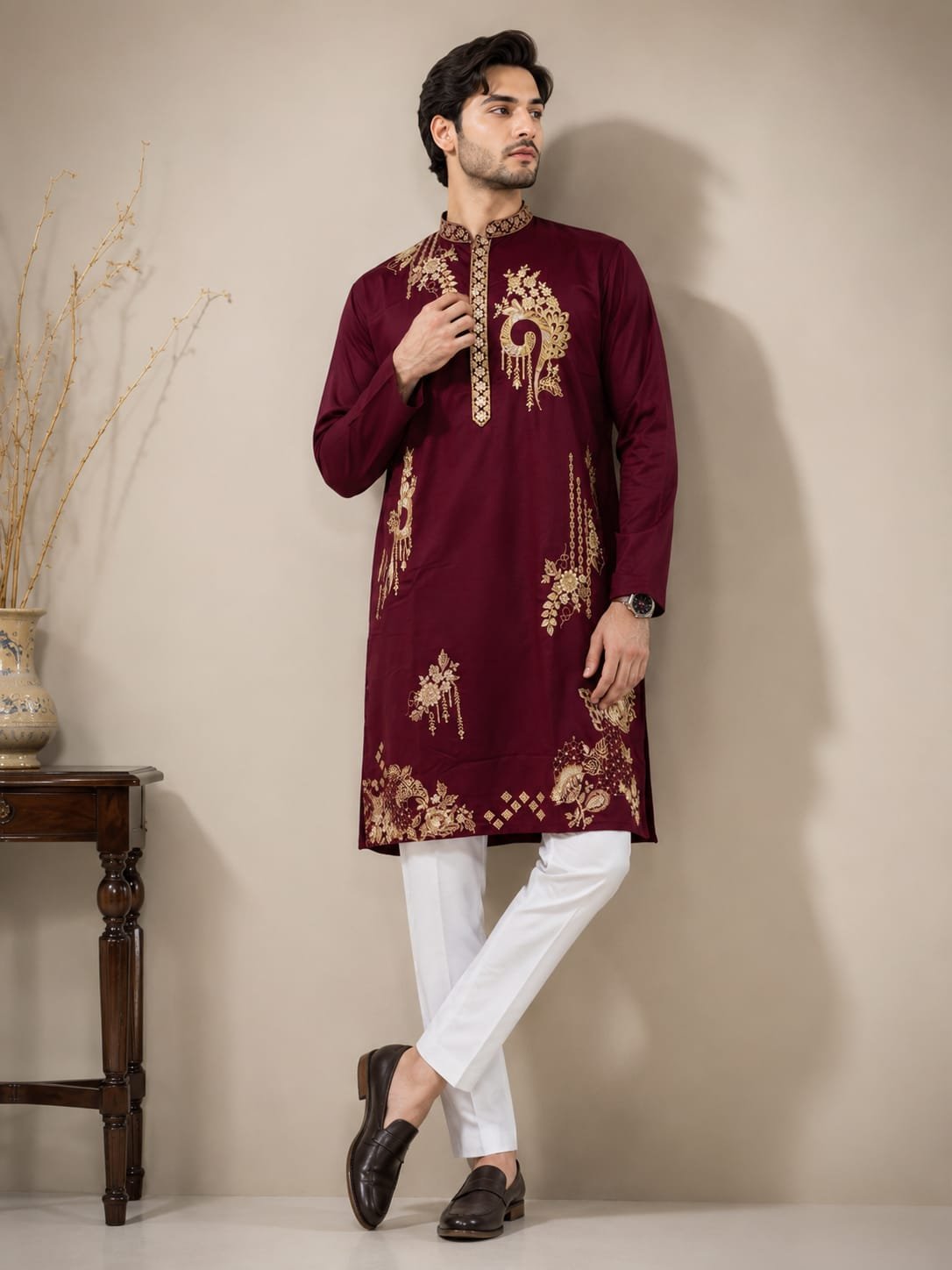 Lekha Sal 47 Premium Lachka Heavy Embroidery Kurta Pajama Wholesale