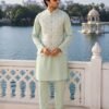 Beautiful Lekha Mald 23 Malai Satin Embroidery Galla Work Mens Kurta Pajama Wholesale 2026