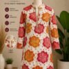 Launching Lekha Mald 25 Mexican Cotton Penal Embroidery V Neck Kurta Wholesale 2026