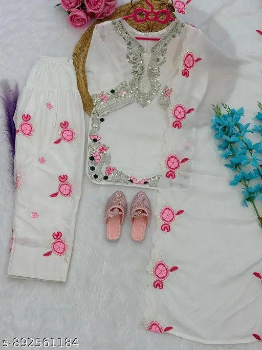 Buy St D No 164 Premium Silk Embroidery Worked Kids Salwar Suit Wholesale 2026