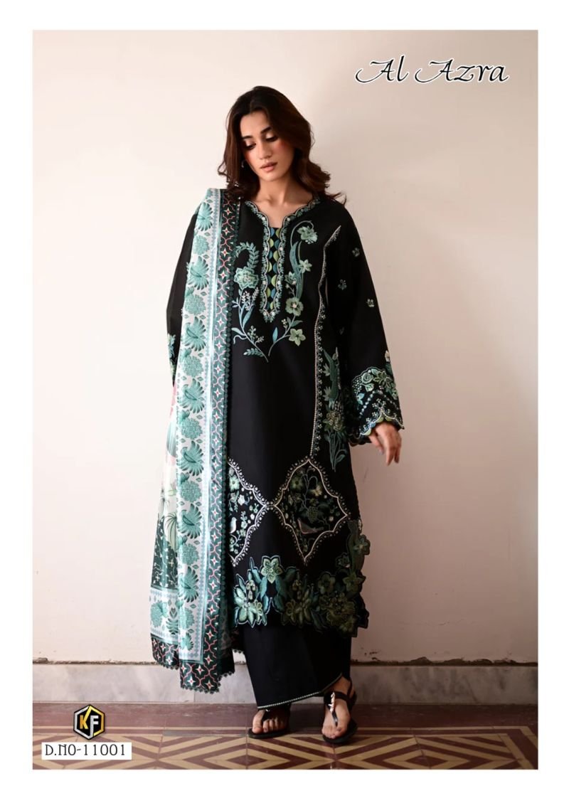 Keval Al Azra Vol 11 Lawn Cotton Karachi Dress Material Wholesale