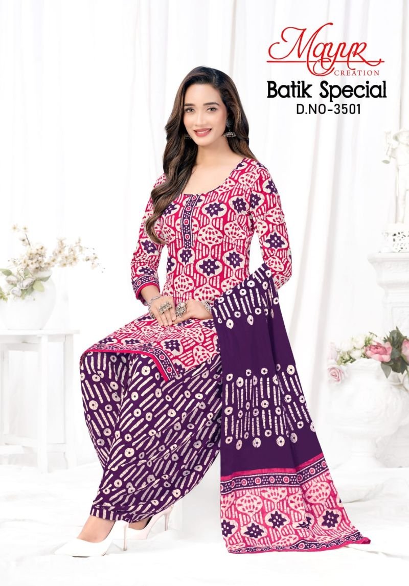 Mayur Batik Vol 35 Pure Cotton Printed Fancy Dress Material Wholesale