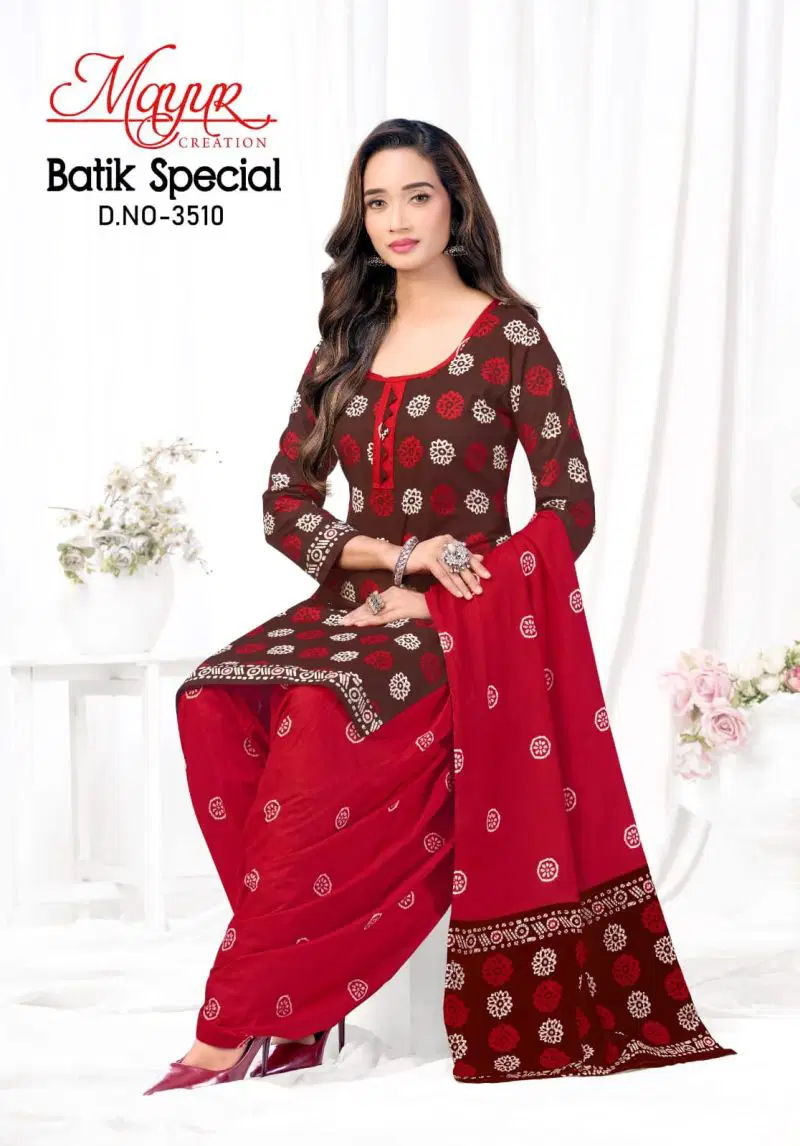 Mayur Batik Vol 35 Pure Cotton Printed Fancy Dress Material Wholesale