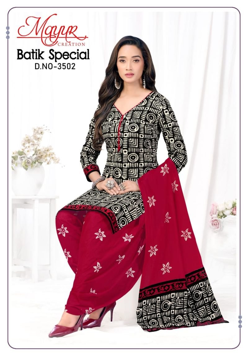 Mayur Batik Vol 35 Pure Cotton Printed Fancy Dress Material Wholesale