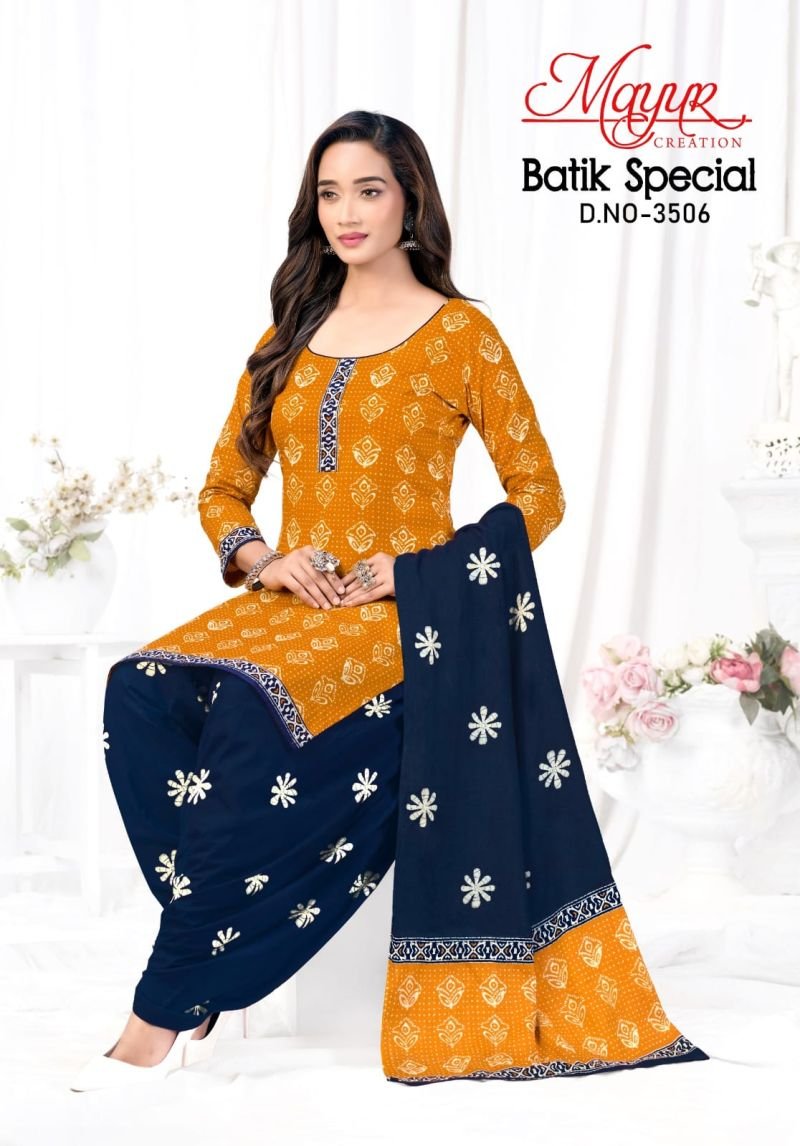 Mayur Batik Vol 35 Pure Cotton Printed Fancy Dress Material Wholesale