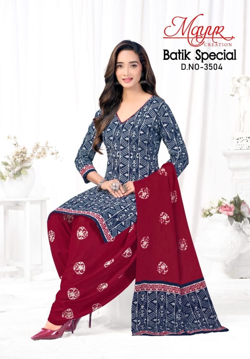 Mayur Batik Vol 35 Pure Cotton Printed Fancy Dress Material Wholesale