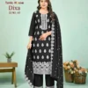 Tunic House Dixa Cotton Shiffly Worked Kurti Set Wholesale