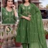 Buy Kalki Vol 2 Roman Silk Plain Dori Sequence Worked Kurti Set Wholesale 2026