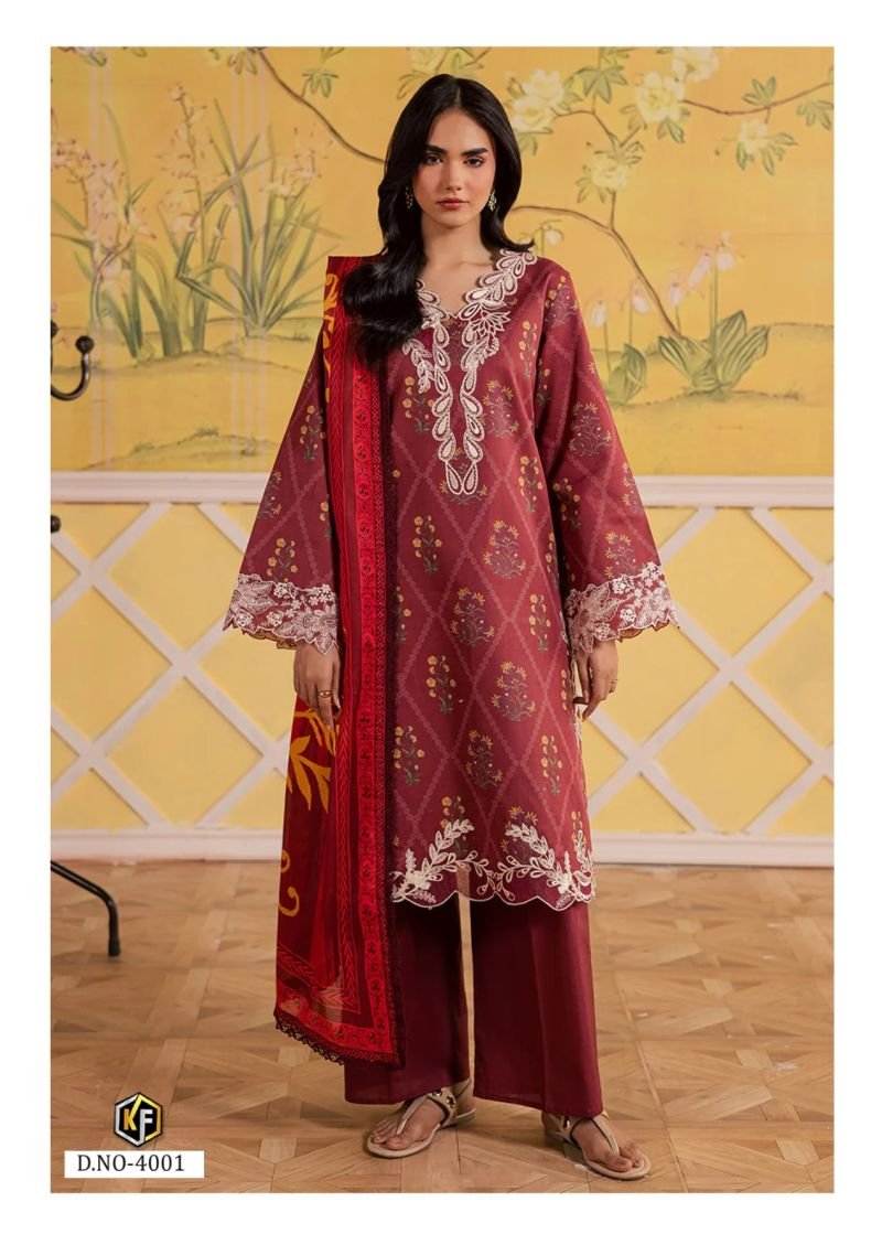 Beautiful Keval Elaya Vol 4 Cotton Printed Karachi Dress Material Wholesale 2026