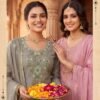 Stylish Maharani Vol 2 Shimmer Roman Silk Handworked Kurti Set Wholesale 2026