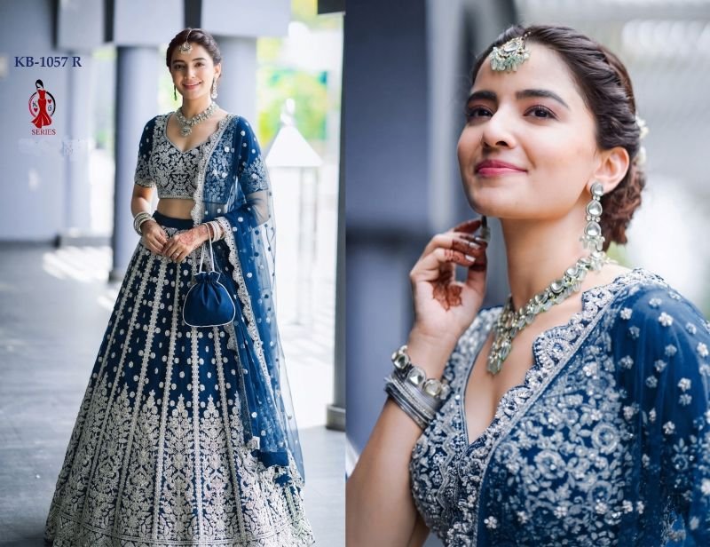 Buy Kb Series 1057 Heavy Butterfly Net Embroidered Designer Lehenga Choli Wholesale 2026