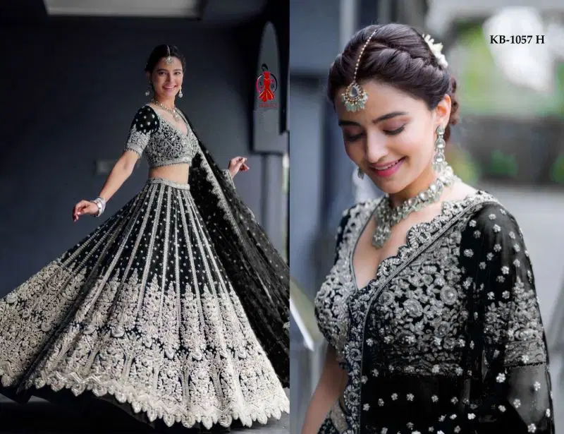 Buy Kb Series 1057 Heavy Butterfly Net Embroidered Designer Lehenga Choli Wholesale 2026