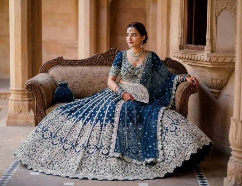 Buy Kb Series 1057 Heavy Butterfly Net Embroidered Designer Lehenga Choli Wholesale 2026