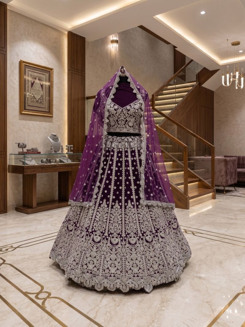 Buy Kb Series 1057 Heavy Butterfly Net Embroidered Designer Lehenga Choli Wholesale 2026