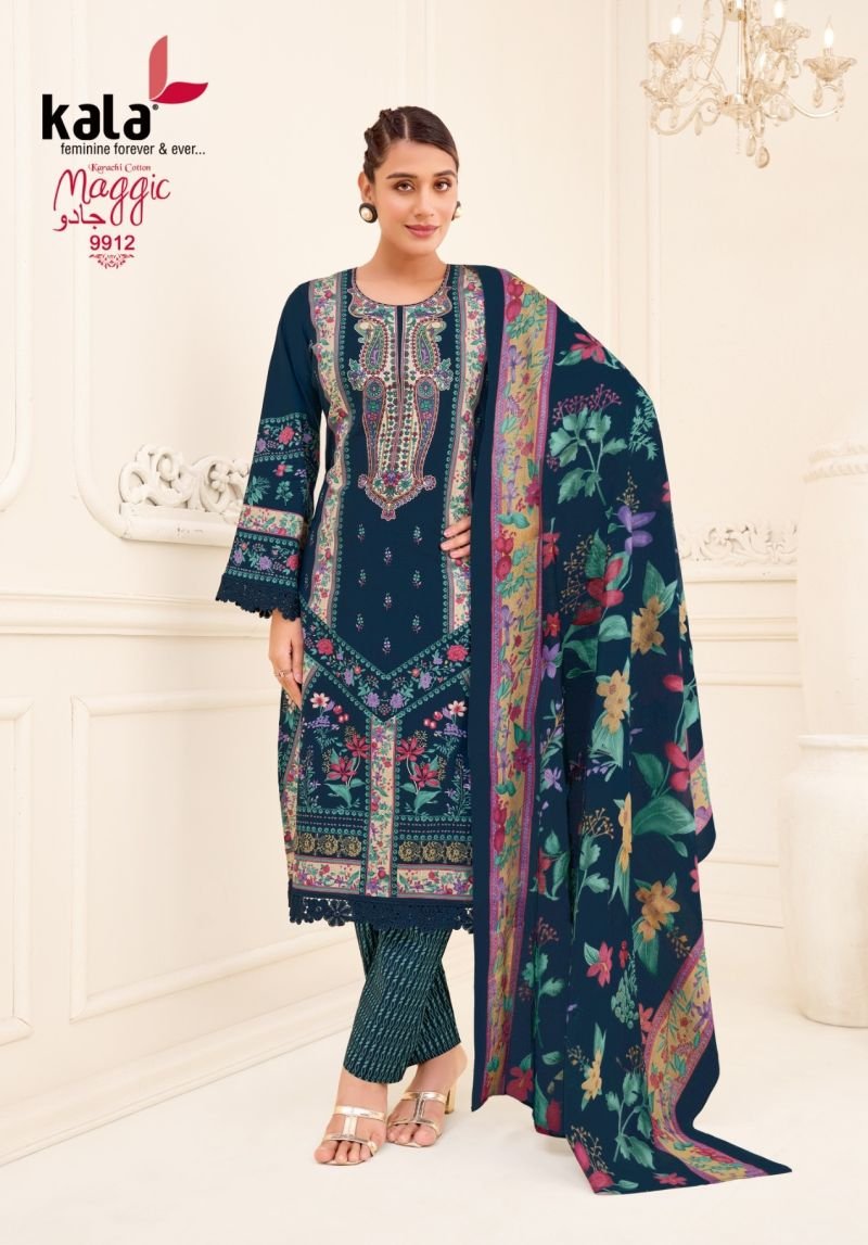 Stylish Kala Maggic Vol 25 Readymade Cotton Karachi Kurti Pant With Dupatta Wholesale 2026