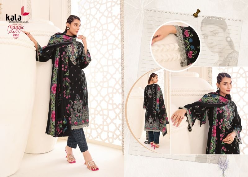 Stylish Kala Maggic Vol 25 Readymade Cotton Karachi Kurti Pant With Dupatta Wholesale 2026