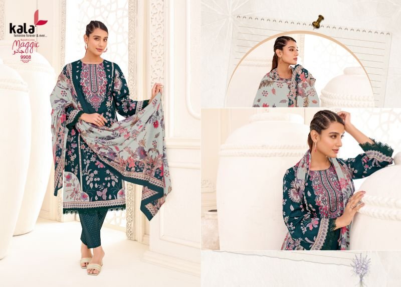 Stylish Kala Maggic Vol 25 Readymade Cotton Karachi Kurti Pant With Dupatta Wholesale 2026
