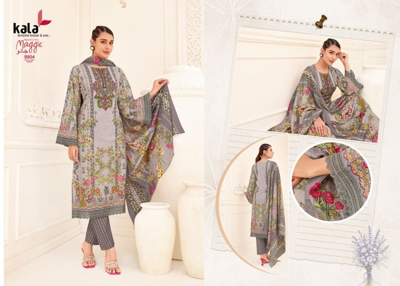 Stylish Kala Maggic Vol 25 Readymade Cotton Karachi Kurti Pant With Dupatta Wholesale 2026