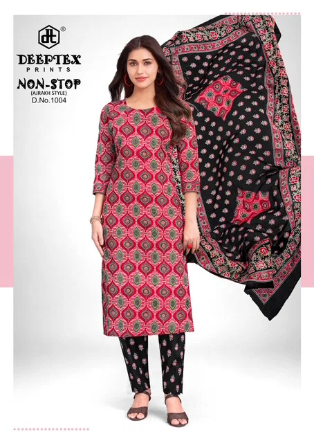 Deeptex Non Stop Ajrakh Vol 1 Cotton Printed Dress Material Wholesale