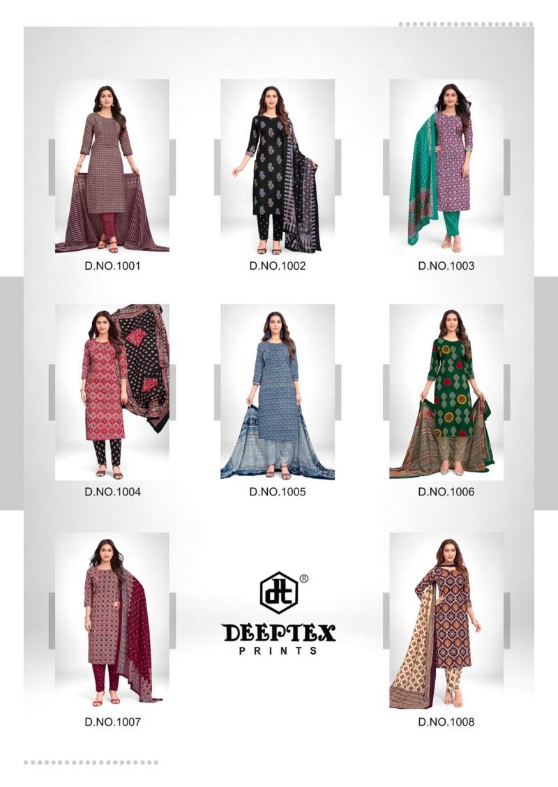 Deeptex Non Stop Ajrakh Vol 1 Cotton Printed Dress Material Wholesale