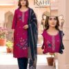 Latest Rahi D No 1001 To 08 Vichitra Silk With Embroidered Kurti Set Wholesale 2026