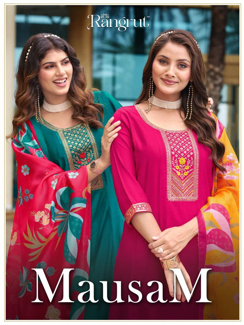 Rangrut Mausam Vertican Embroidered Salwar Kameez Collection Wholesale