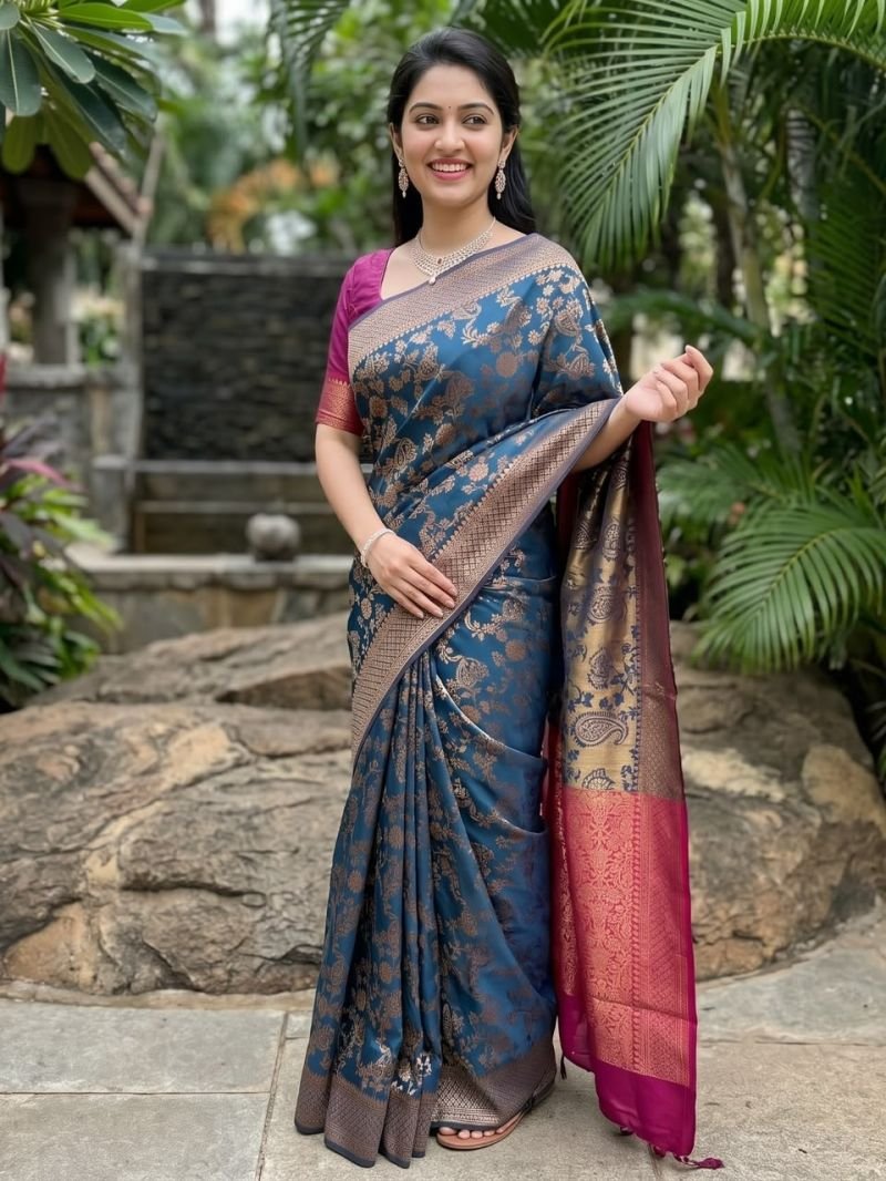 Aab Panihari Soft Silk Jacquard Work Saree Collection Wholesale