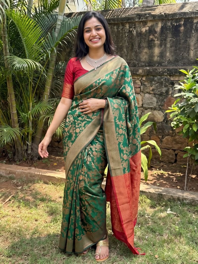 Aab Panihari Soft Silk Jacquard Work Saree Collection Wholesale